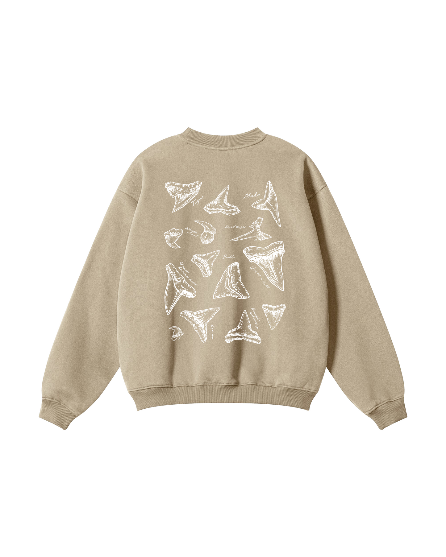 Shark Tooth Sketch Crewneck