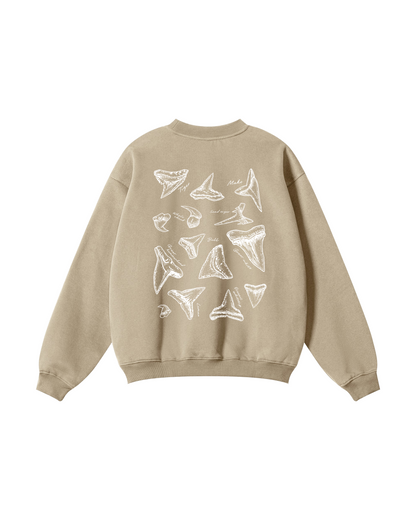 Shark Tooth Sketch Crewneck