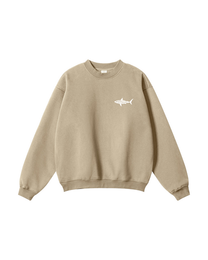 Shark Tooth Sketch Crewneck