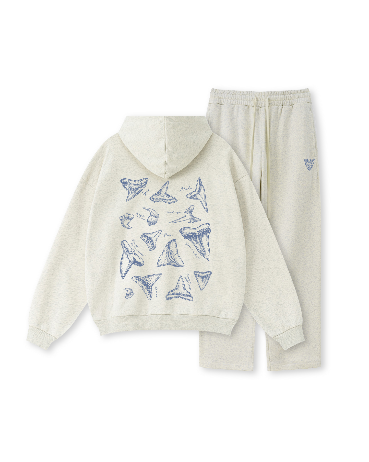 Shark Tooth Sketch Hoodie