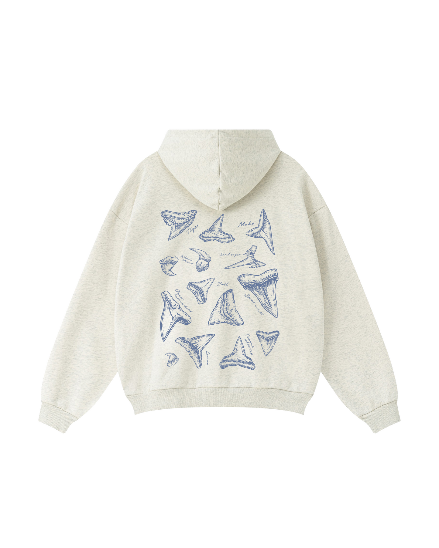 Shark Tooth Sketch Hoodie