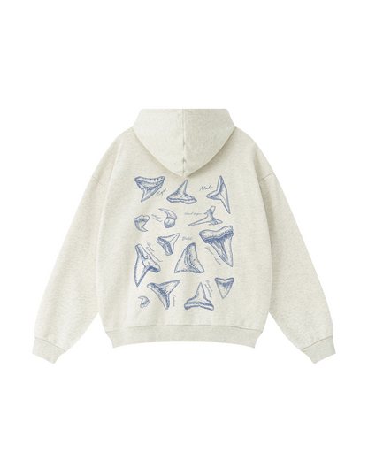 Shark Tooth Sketch Hoodie