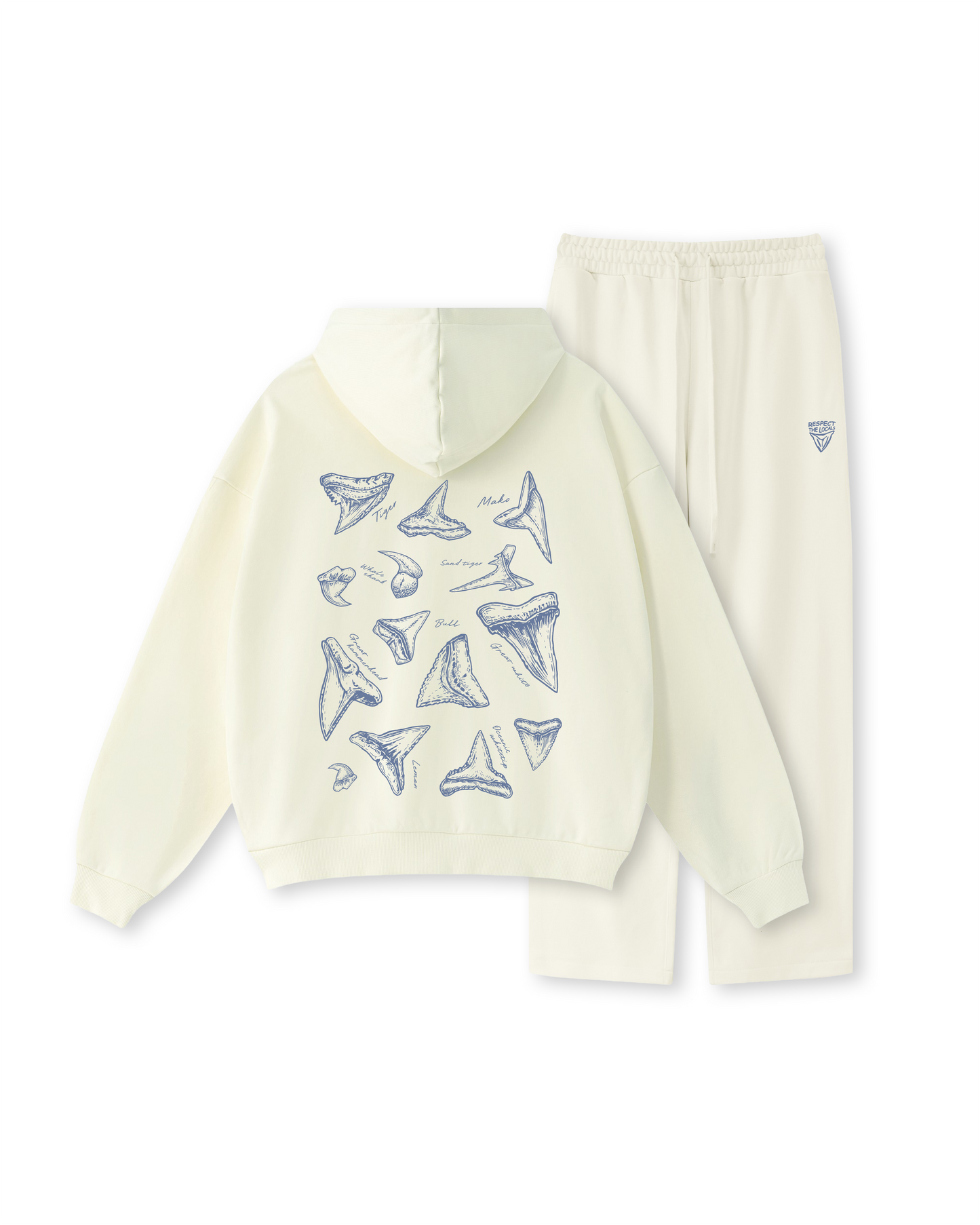 Shark Tooth Sketch Hoodie