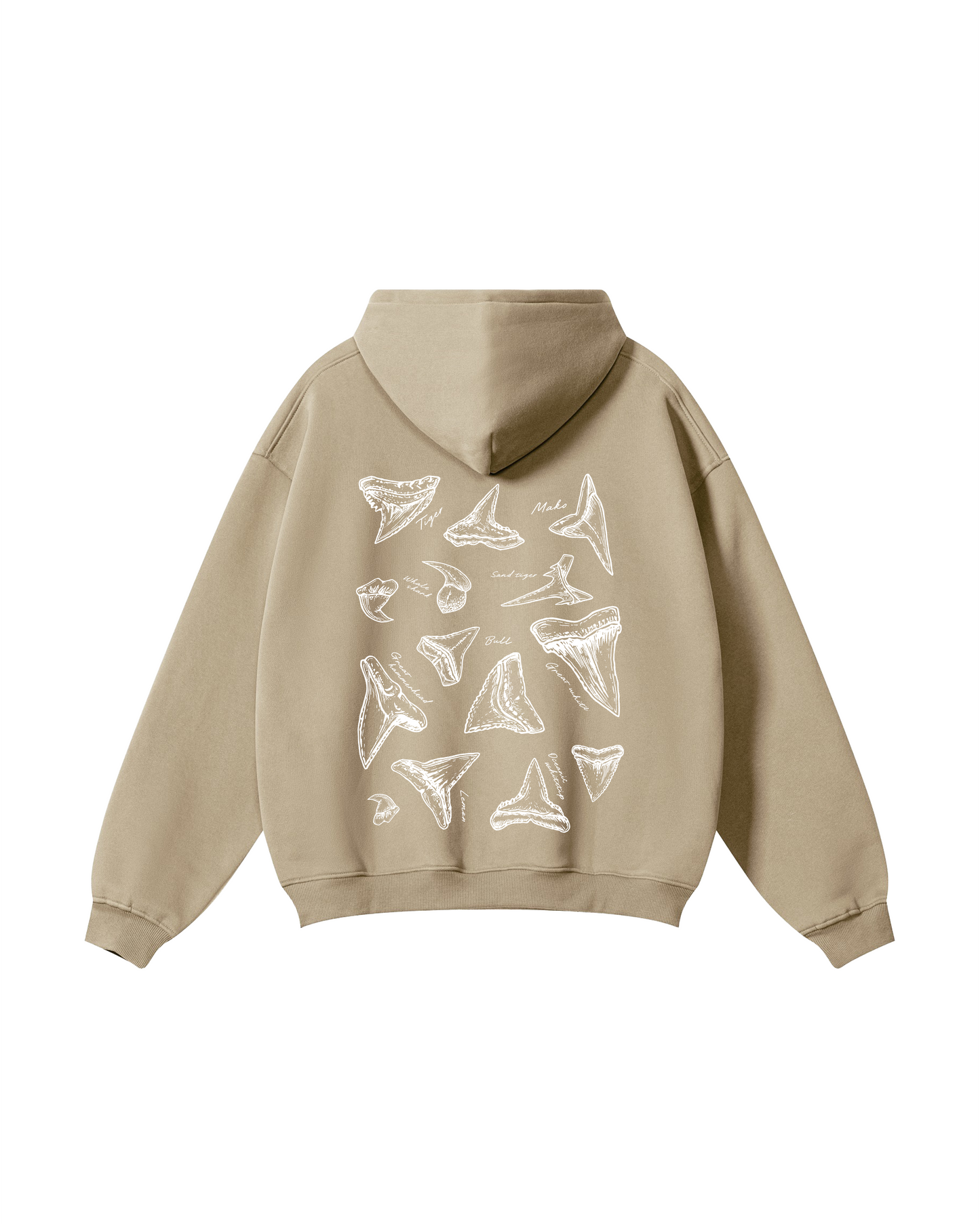 Shark Tooth Sketch Hoodie