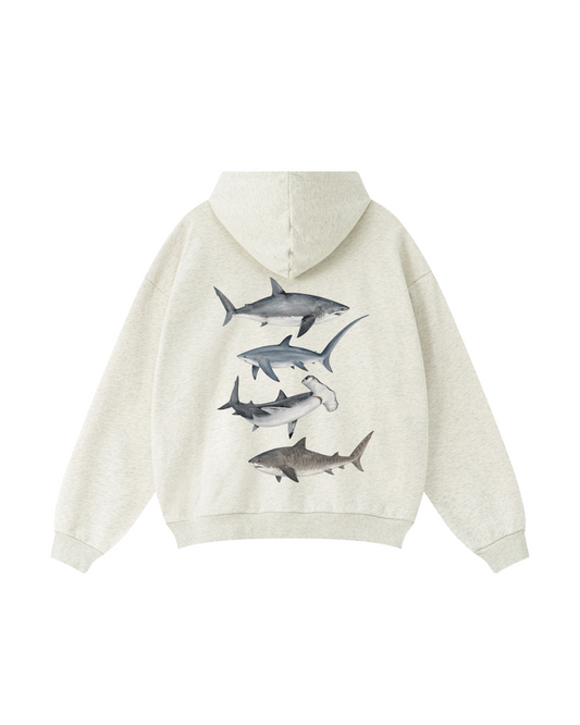 Into Blue Shark Hoodie