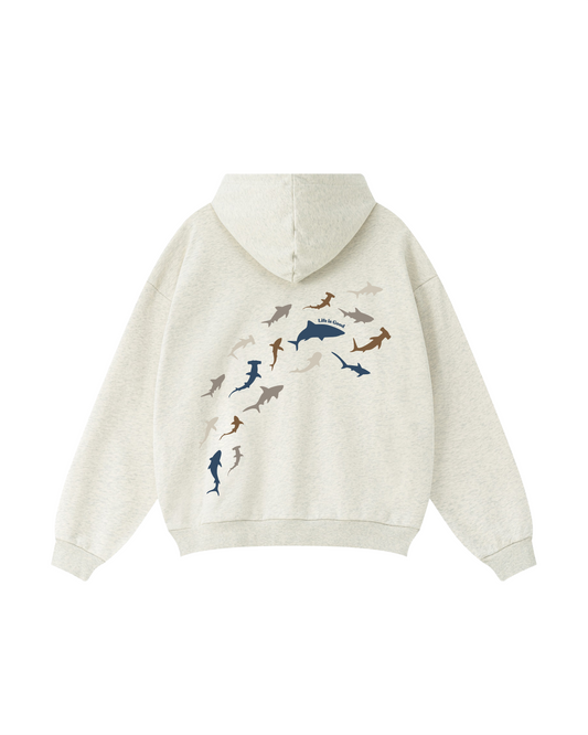 Life Is Good Shark Hoodie