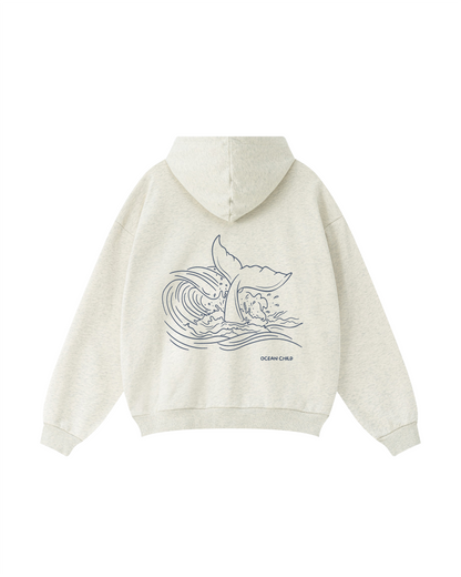Ocean Child Whale Tail Hoodie