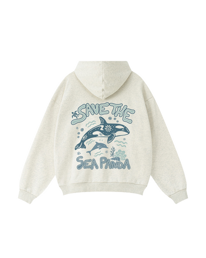 Save the Sea Panda Hoodie