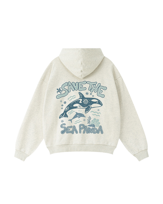 Save the Sea Panda Hoodie