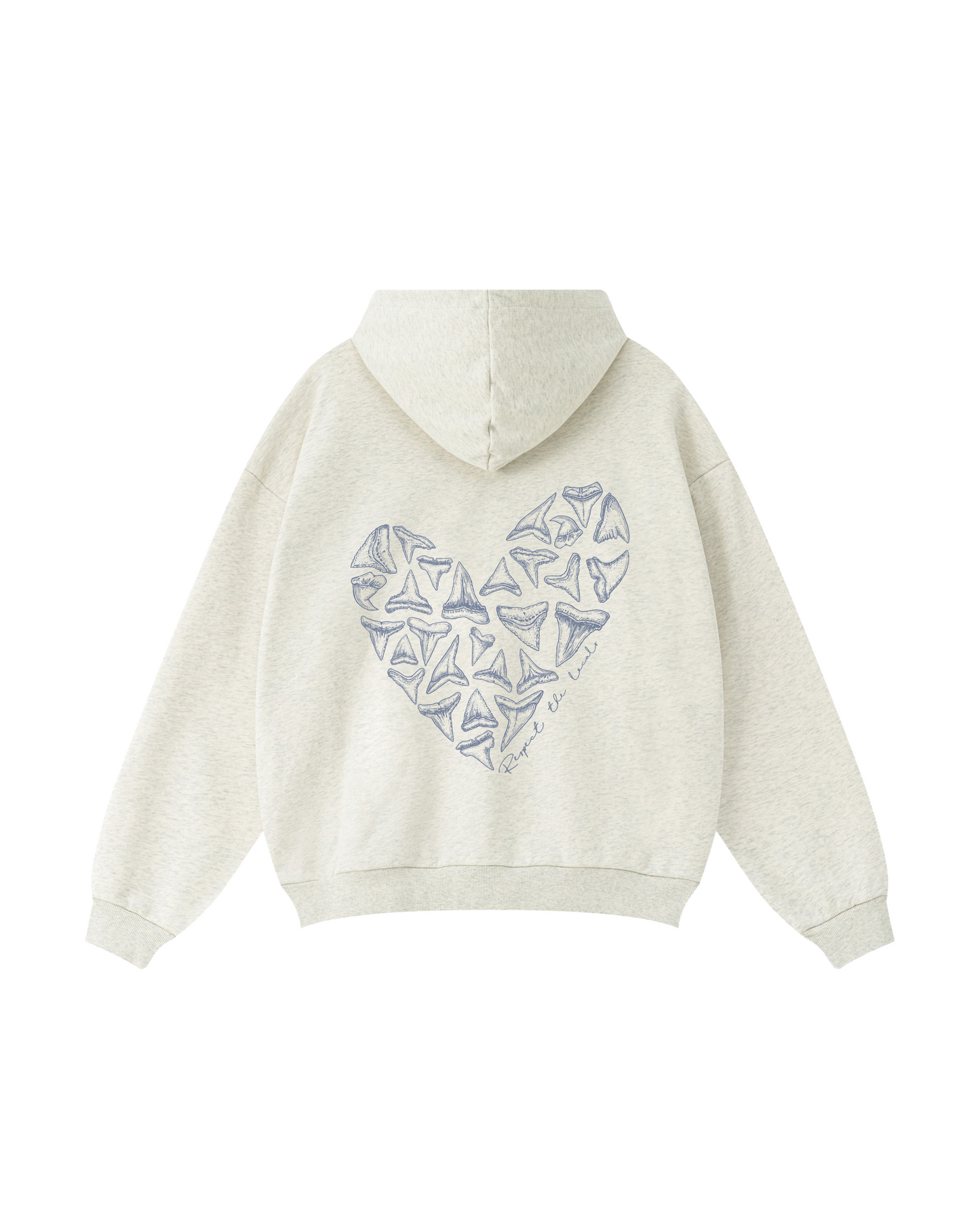 Respect the Waves Shark Teeth Hoodie