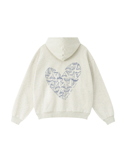 Respect the Waves Shark Teeth Hoodie