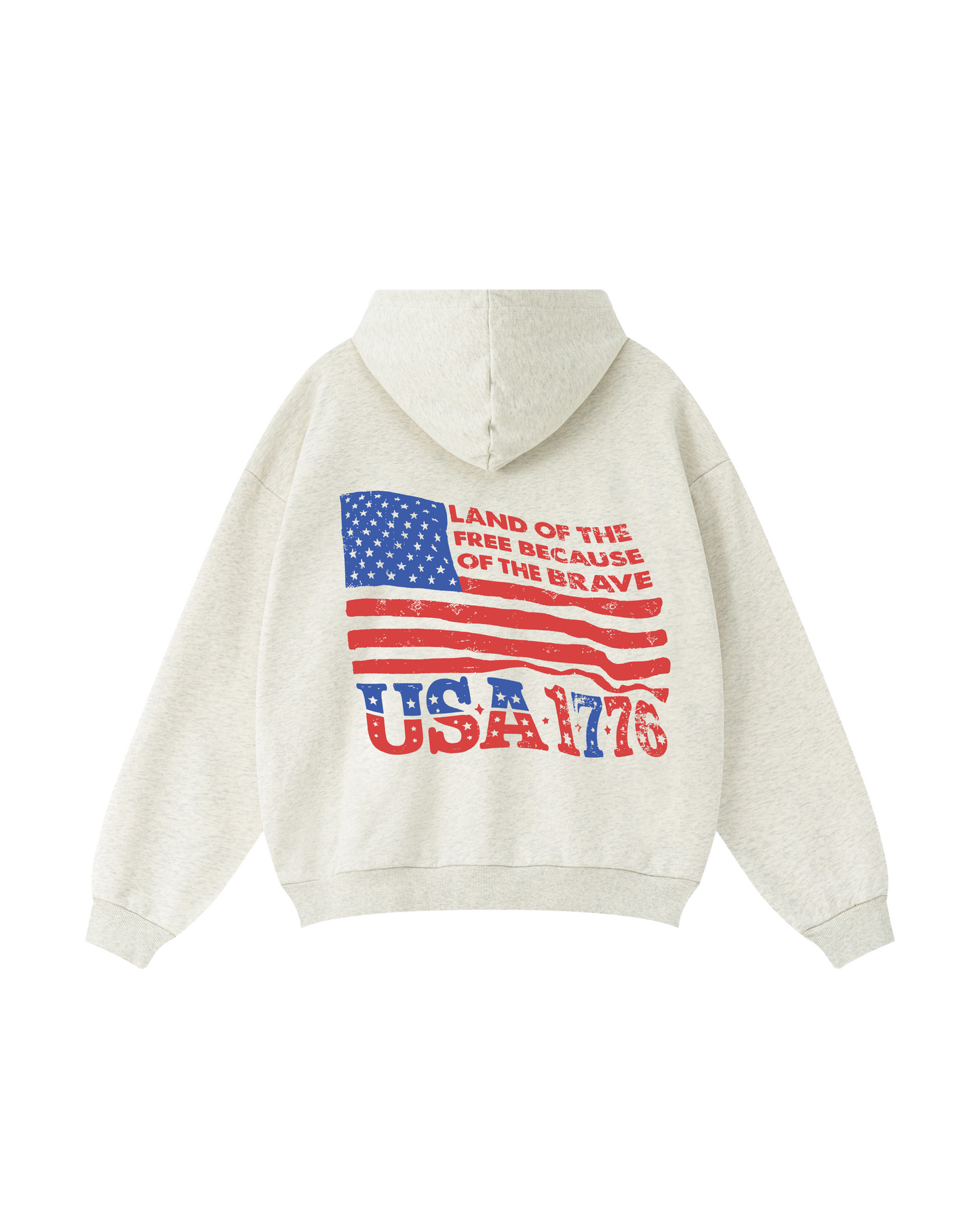 Land of the Free Because of the Brave Hoodie