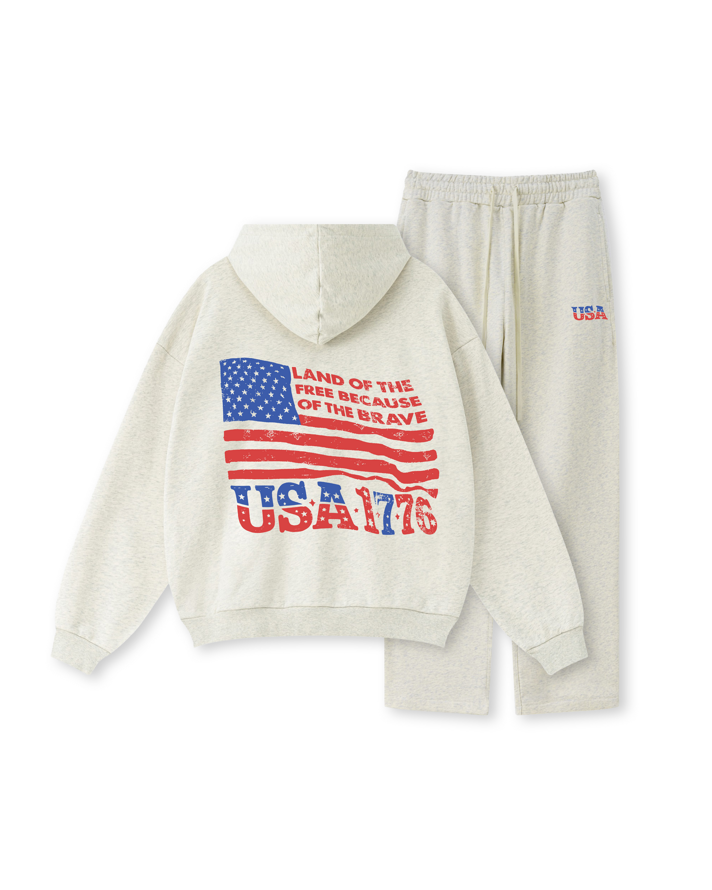 Land of the Free Because of the Brave Hoodie