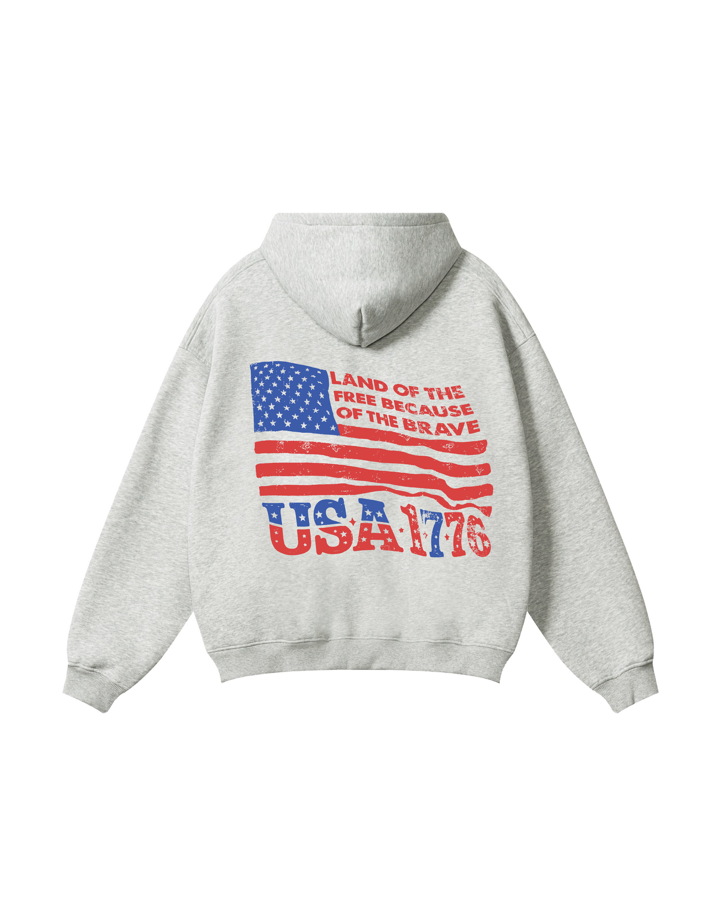 Land of the Free Because of the Brave Hoodie