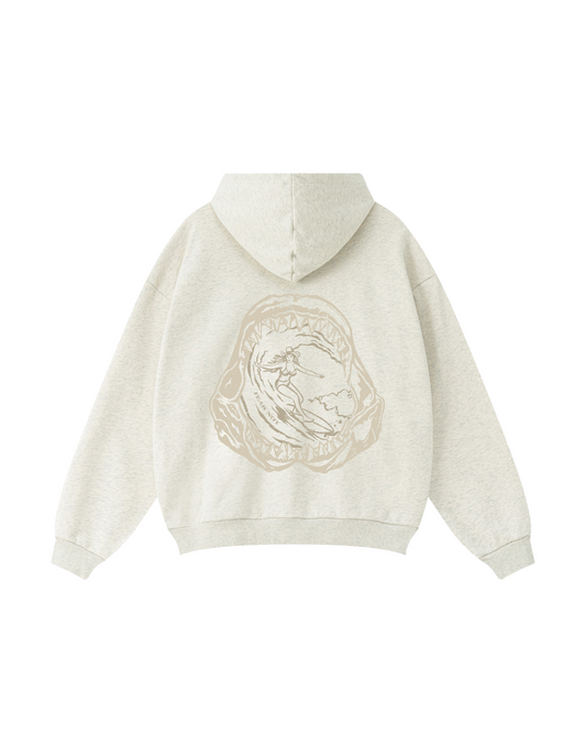 Shark Jaw Surf Girl Hoodie
