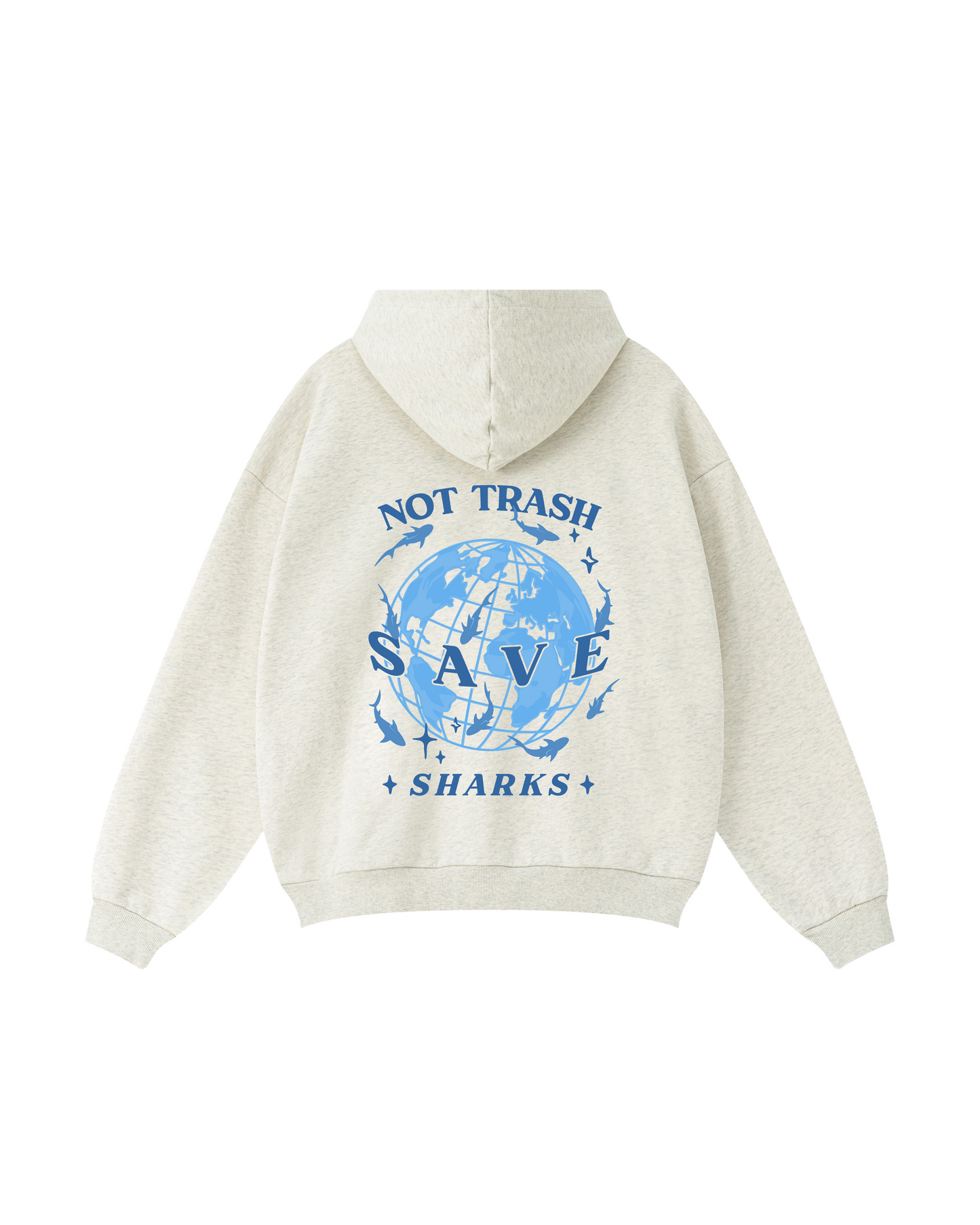 Save Sharks, Not Trash Hoodie