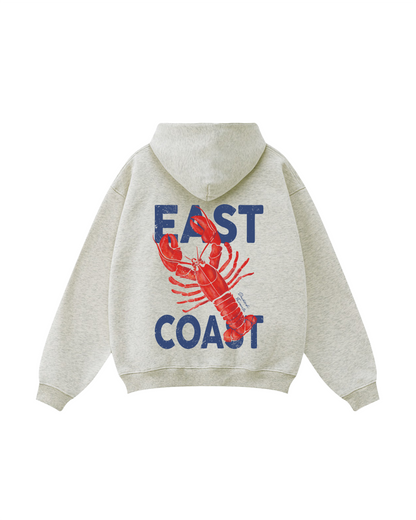 East Coast Lobster Zip-Up Hoodie
