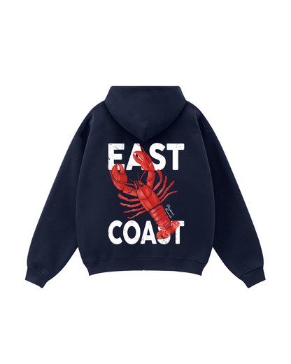 East Coast Lobster Zip-Up Hoodie