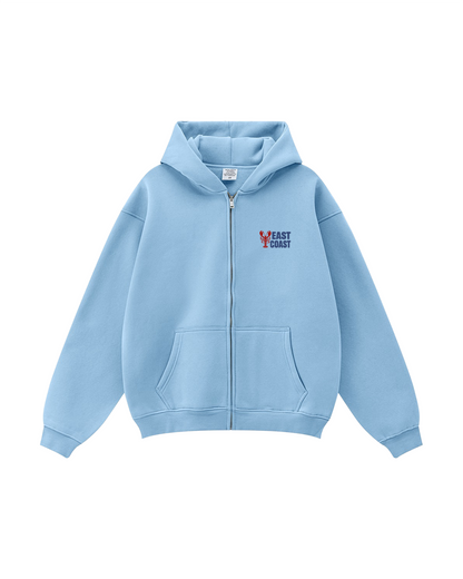 East Coast Lobster Zip-Up Hoodie