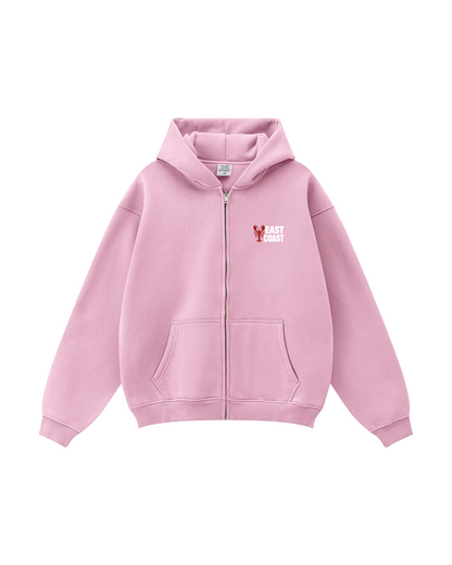 East Coast Lobster Zip-Up Hoodie