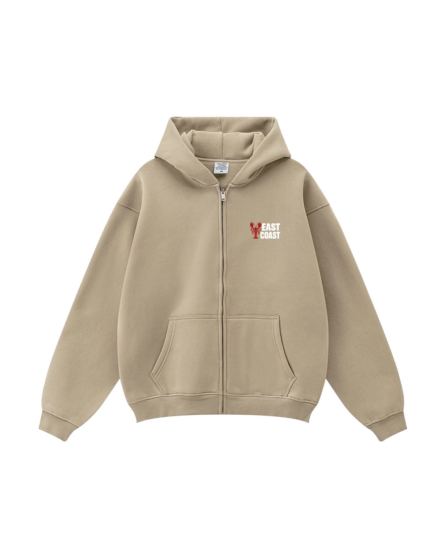East Coast Lobster Zip-Up Hoodie