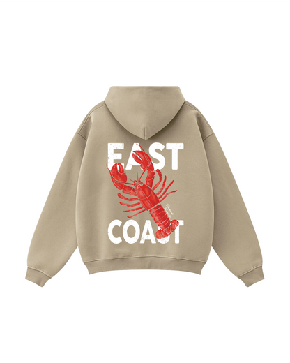 East Coast Lobster Zip-Up Hoodie