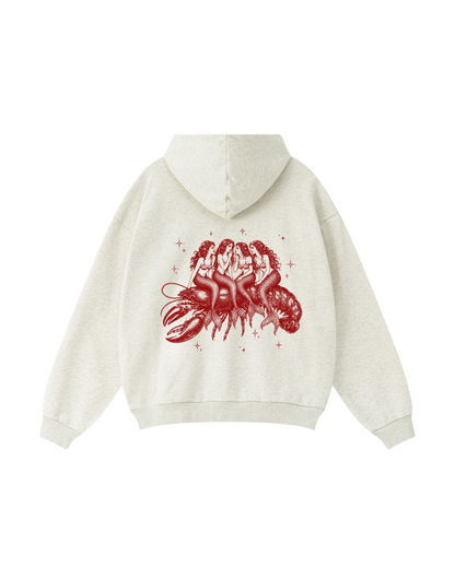 Lobster Sirens Graphic Hoodie