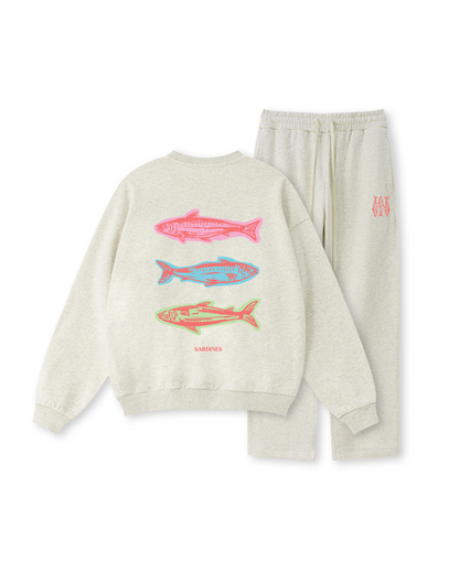 Sardine Trio Coastal Crewneck