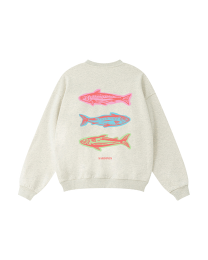 Sardine Trio Coastal Crewneck