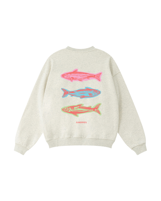 Sardine Trio Coastal Crewneck