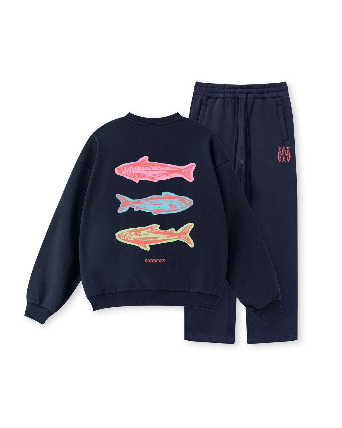 Sardine Trio Coastal Crewneck