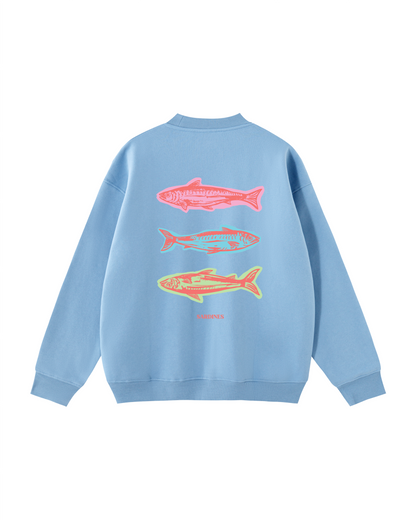 Sardine Trio Coastal Crewneck