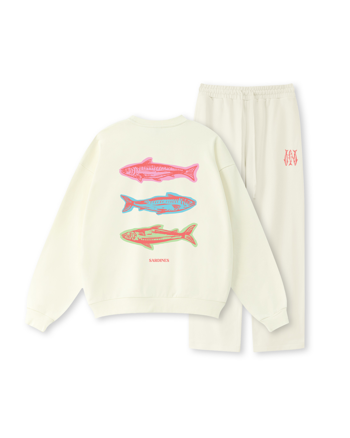 Sardine Trio Coastal Crewneck