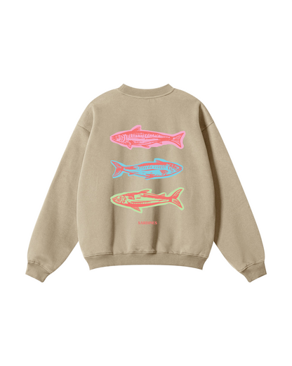 Sardine Trio Coastal Crewneck