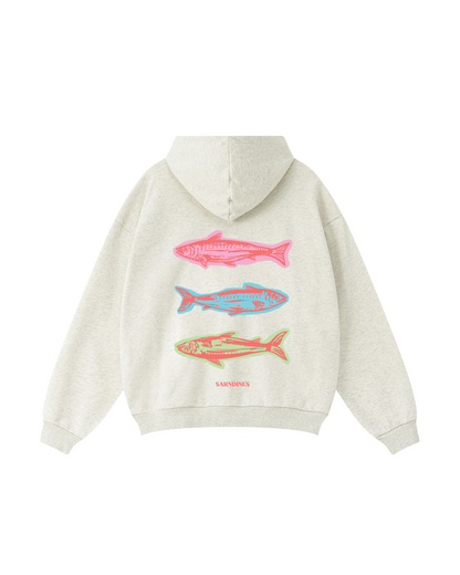 Sardines Coastal Fish Trio Hoodie