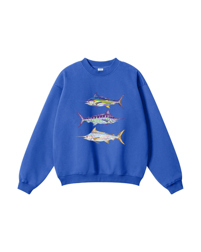 Colorful Marlin Trio Crewneck