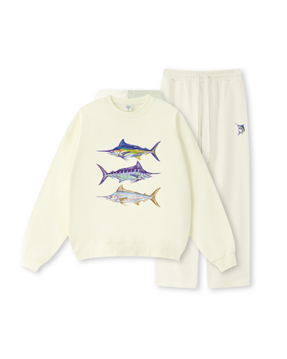 Colorful Marlin Trio Crewneck