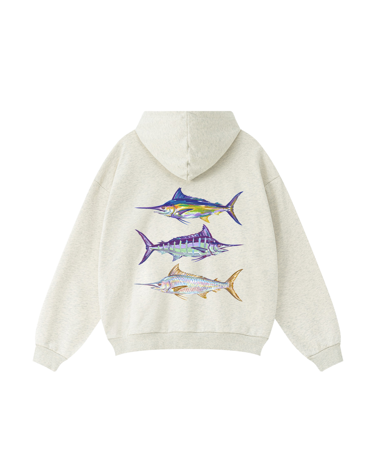 East Coast Fish Trio Hoodie – Coastal Marine Edition