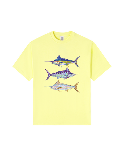 Colorful Marlin Trio Graphic Tee