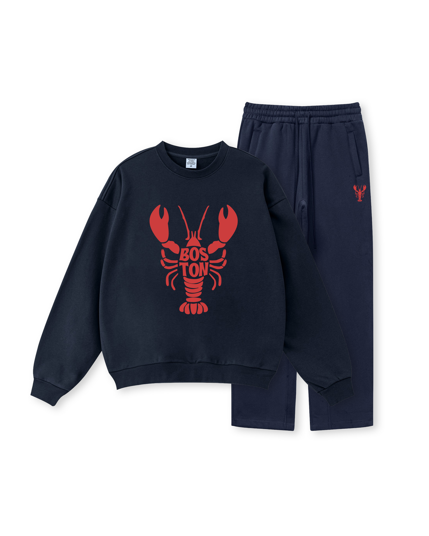Boston Lobster Coastal Crewneck