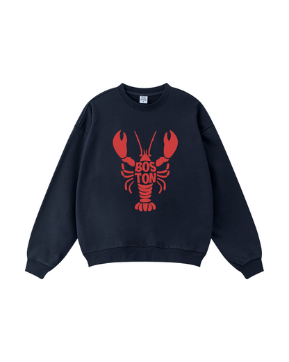 Boston Lobster Coastal Crewneck