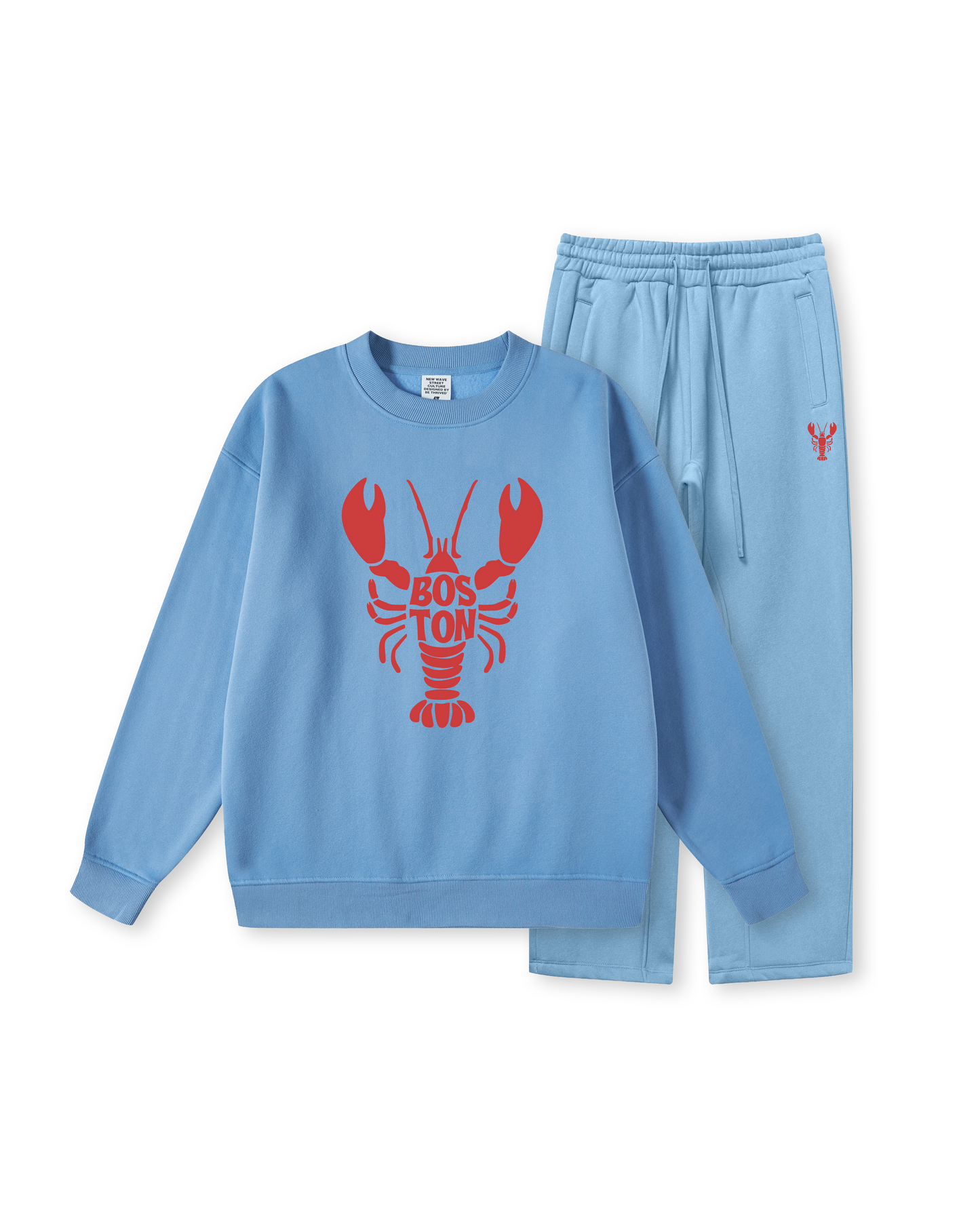 Boston Lobster Coastal Crewneck