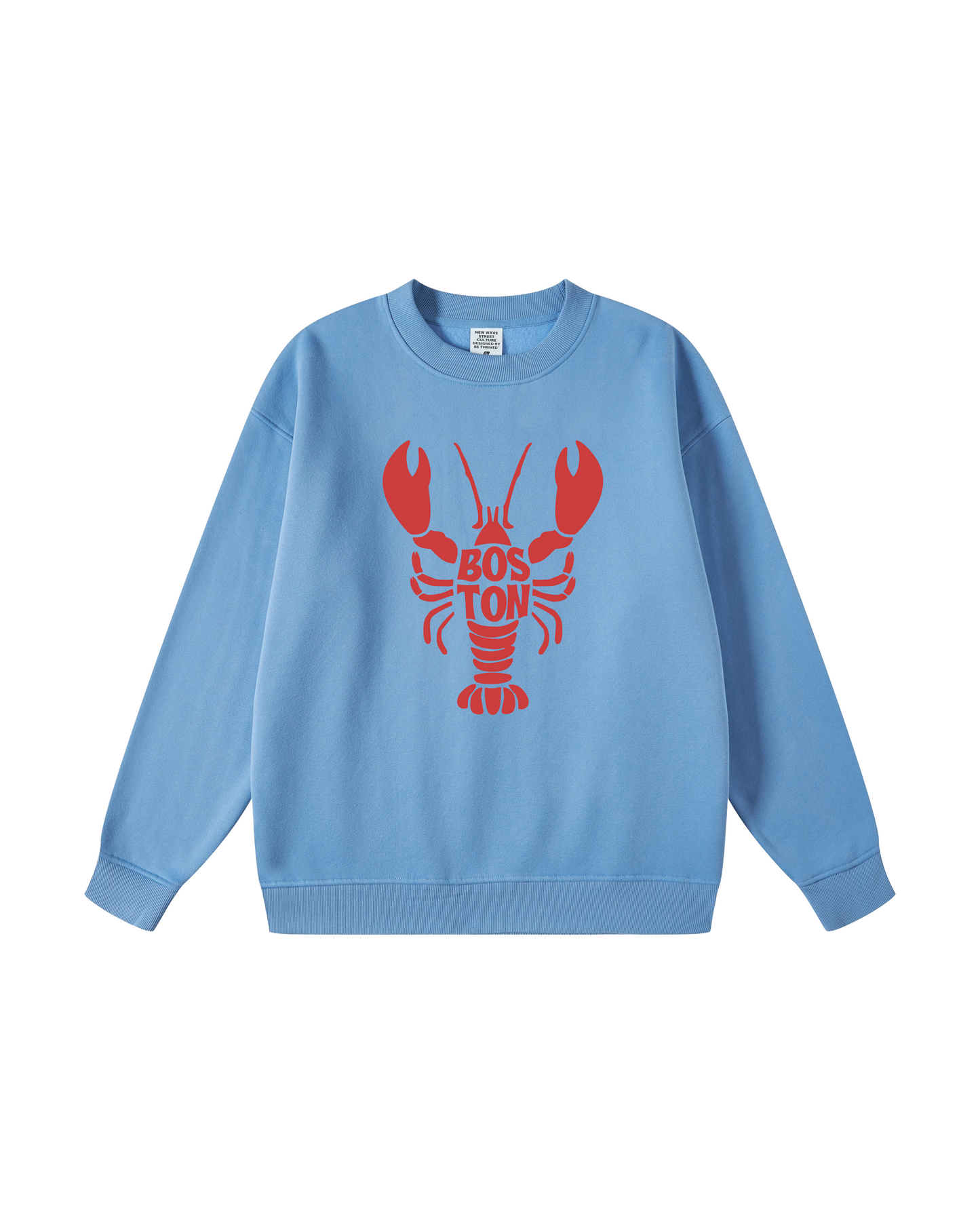 Boston Lobster Coastal Crewneck