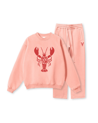 Boston Lobster Coastal Crewneck