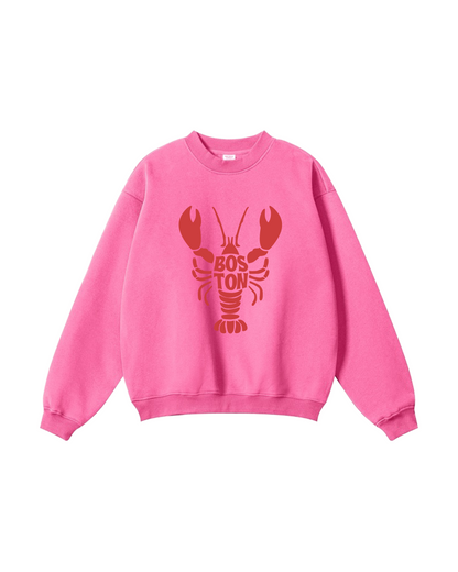 Boston Lobster Coastal Crewneck