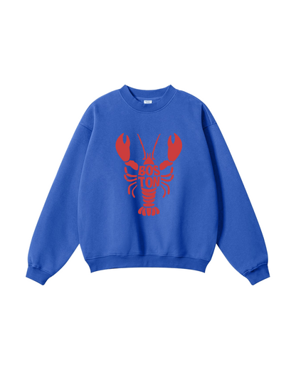 Boston Lobster Coastal Crewneck