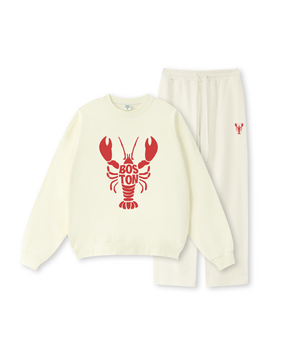Boston Lobster Coastal Crewneck