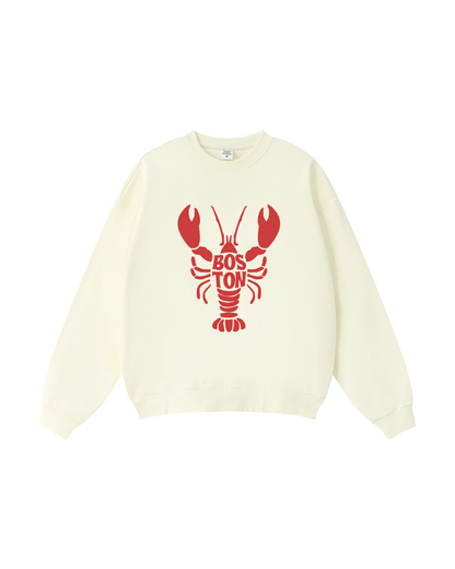 Boston Lobster Coastal Crewneck