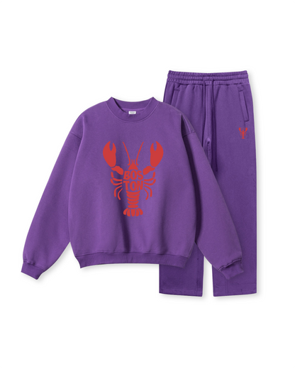 Boston Lobster Coastal Crewneck