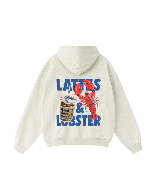 Lattes & Lobster Coastal Hoodie